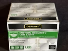 Defiant Detect 180 5000K White Motion Activated Outdoor Integrated Led 2 Head Open. Price: $29.99.