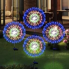 Solar Garden Firework Lights Outdoor Waterproof 4 Pack Powered Art Stak... New. Price: $57.52.