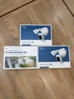 Brand New Ring Floodlight Cam Wired Pro With 3D Motion Detection Black & White. Price: $179.99.