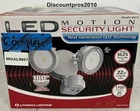 Lithonia Lighting 2-HEAD Led Motion Security Outdoor Floodlight Open. Price: $70.00.