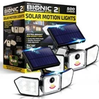 Bionic Flood 2 Pk Solar Lights Outdoor Waterproof, 500 Lumens Motion Se... New. Price: $42.04.