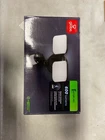 Globe 180 15W Twin Head Led Security Light, Battery Operated, 600 Lumens, Black Open. Price: $26.99.