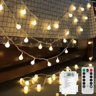 Battery Operated Globe String Lights, 2-PACK Total 52FT 120LEDS Each 26... New. Price: $29.78.