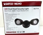 Satco Nuvo Led Dual Head Black Flood Light 65/714 Open. Price: $59.99.