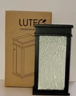 Lutec 1-LIGHT Black Integrated Led Outdoor Wall Lantern Sconce With Dusk To Dawn New. Price: $22.50.