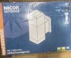 Nicor Outdoor Dorado Fan 36W - 4 Wall Cylinder 5000K New. Price: $29.95.