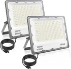 200W Led Flood - 20,000LM Outdoor Security Lights, Pack, IP66 Waterproo New. Price: $99.99.