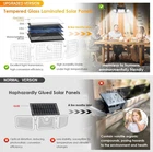 Solar Lights Outdoor, Motion Deck For With High Bri... New. Price: $27.97.