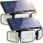 Solar Outdoor LIGHTS,6000MAH Motion With Dual Sensors,waterproof Fl New. Price: $109.99.