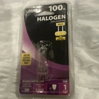 Feit Electric 100W Halogen Light Bulb GY6.35 Base 120V BPQ100T4/JCD New. Price: $29.99.