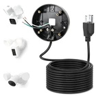 Floodlight Camera Mount With Power Cable 20FT Weatherproof Kit New. Price: $32.99.