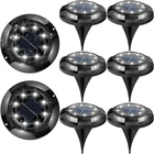 Solar Ground Lights Outdoor Waterproof, 8 Pack 12 Leds Garden Disk New. Price: $45.99.