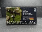 Hampton Bay Millennium Black Adjustable Color Led Outdoor Landscape Flood Light Used. Price: $71.99.