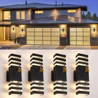 Dariisi Dusk To Dawn Outdoor Wall Lights 4 Pack Modern Exterior Lighting New. Price: $164.35.