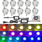 10 Pack Waterproof Rgb Stainless Steel Outdoor Deck Lights For Garden & Patio New. Price: $146.99.