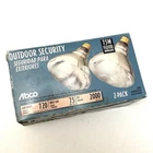 Vintage Pack Abco 75W Outdoor Security Flood Light Bulb Avg Life 2000 Hrs. Open. Price: $19.99.