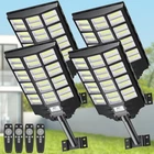 8000W Solar Street Lights With Motion Sensor & Remote - 4 Pack Outdoor Set New. Price: $749.99.