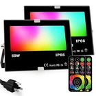 Led Outdoor, 50W Rgb Color Changing 5000 Lumens Floodlight, Diy S... New. Price: $63.73.