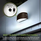 Asd 40/50/60W Led Wall Pack Light Round With Dusk Dawn Photocell, Up & Down New. Price: $79.99.