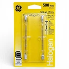 500W Halogen Type Double Ended Bulbs PC27448 Pack New. Price: $12.95.