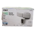Feit Led Smart Wifi Flood Light Security Camera 1080P Hd Video 48W 5000K White Open. Price: $82.00.