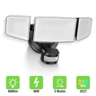 6000LM Led Security Wall Lamp 3CCT Aluminum Light Sensor Outdoor IP65 Waterproof New. Price: $37.89.
