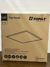 New Box Topaz Lighting PL22/30W-40K-D Led 2'X2' Flat Panel, Pack. Price: $71.99.
