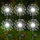 Yaafen Solar Garden Lights Outdoor, 6 Pack 120 Led Twinkling Firework New. Price: $67.60.
