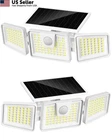 Incx 156 Led Solar Motion Lights Outdoor 2 Pack, 3 Heads Pcs, White New. Price: $45.66.