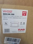 Rab W22-M-100 Commercial Led Wall Pack Lights New In Box (qty 2). Price: $300.00.