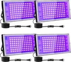 Pack Uv Black Light, Lights For Glow Party, IP65 100W*4, New. Price: $62.76.