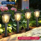 Derynome Solar Lights Outdoor, 10 Pack Waterproof Pathway For Outsi New. Price: $57.33.
