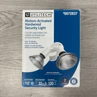 Utilitech Motion Activated Hardwired Security Light #0072837 Open Box. Price: $19.97.