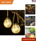 Durable Solar Lanterns 2-PACK Waterproof Led Lights For Cozy Outdoor Evenings New. Price: $59.36.