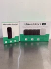 Blink Outdoor Xr 4-CAMERA Smart Security System Video Doorbell Lot New Sealed. Price: $125.99.