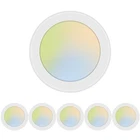 6 Pack 5CCT Inch Led Disk Light, Dimmable Flush Mount Ceiling Lights, 2700K... New. Price: $62.39.