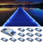 Solar Driveway Lights 12 Pack Led Waterproof Blue Agptek Outdoor Deck Dock New. Price: $152.43.