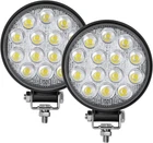4.5'' 84W Round Led Offroad Flood Lights, Waterproof 12V/24V Bar New. Price: $27.75.