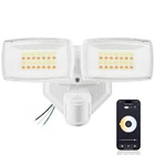 Smart Led Flood Light 32W 3200LM Wifi Motion Sensor IP65 White Onforu Waterproof New. Price: $74.99.