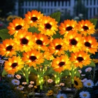 Solar Garden Pack 24 Sunflower Lights, Gifts For Mom Women Grandm New. Price: $82.99.