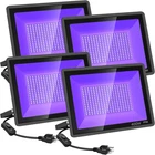 400W Led Black Pack - Waterproof Uv Flood Lights For Parties & Events New. Price: $239.99.