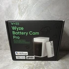 Wyze Battery Cam Pro 2K Color Night Vision Wireless Wi-fi Spotlight IP65 White New. Price: $59.99.