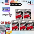 5X Pack Energizer ECR1632 Fresh Stock Lithium 3V Battery Exp Date 2034+ New. Price: $8.85.
