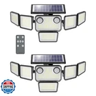 Omibee Solar Lights Outdoor 6000LM 310 Leds Dual Motion Sensor Flood He New. Price: $65.16.