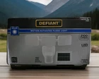 Defiant 180 Degree White Motion Solar Outdoor Dusk To Dawn Led Flood Light Used. Price: $20.00.