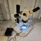 Olympus SZ4045 Stereo Zoom Microscope HWF10X Eyepieces Base Stand Led Ring Light Used. Price: $486.60.