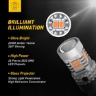 2X 7443 Auxito T20 Canbus W21W Amber Led Turn Signal Light No Bulbs Hyperflash New. Price: $18.99.