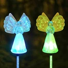 Outdoor Solar Garden LIGHTS,2 Pack Angel Decorative IP67 Waterproo New. Price: $34.82.