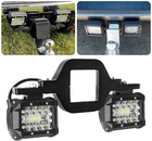 Backup Rear Tow Hitch Bracket + 4" Led Light Bar Ford F150/350 Ranger Truck New. Price: $26.99.