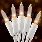 Christmas Lights Clear White 50 Count, 13FT Incandescent Mini String P... New. Price: $15.89.